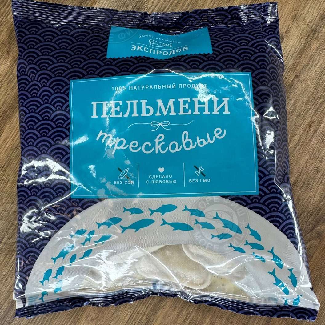 Пельмени из трески