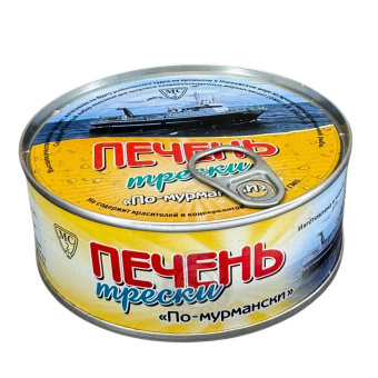 Печень трески по-мурмански/ 230гр